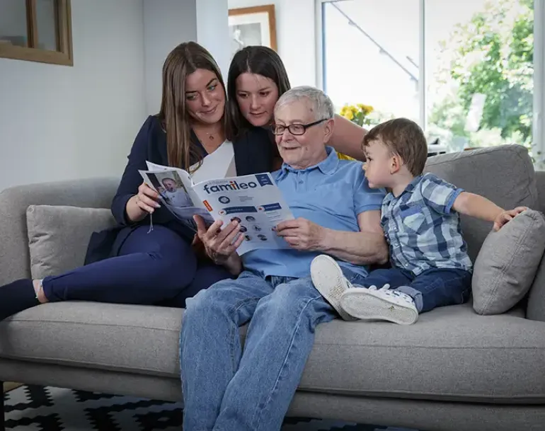 Abonnement à la plateforme de communication Famileo pour les résidents et leur famille